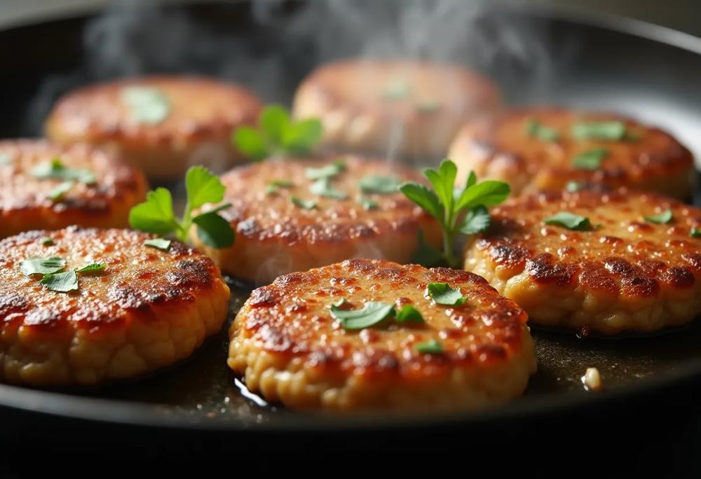 crispy meat patties