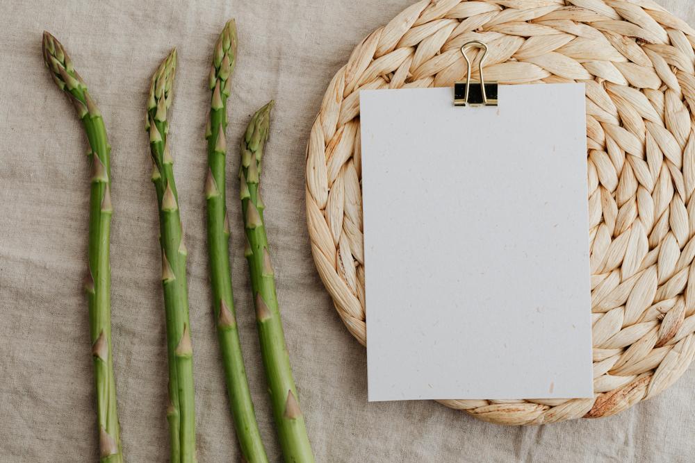 steamed asparagus